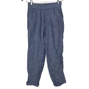RACHEL Rachel Roy Blue Linen Pants size XS